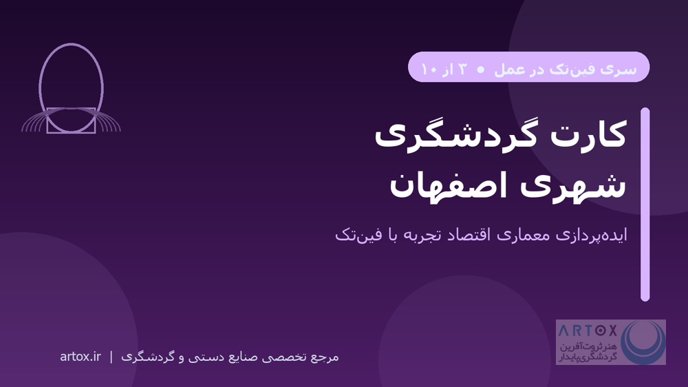 کاور مقاله ایده کارت گردشگری شهری اصفهان
