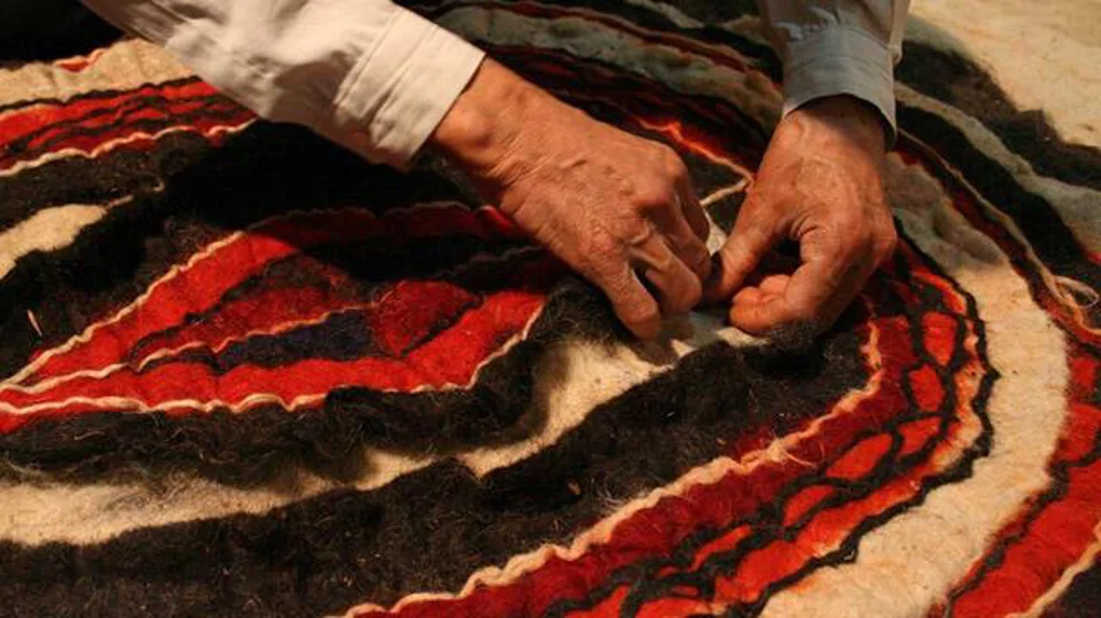 نمدمالی سنتی در مسیر بررسی برای ثبت جهانی در سال ۲۰۲۶